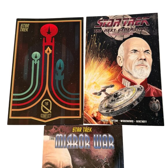 Star Trek IDW Trade Books Lot Of 3 - The Conflict Mirror Broken & The Mirror War - Picture 2 of 4